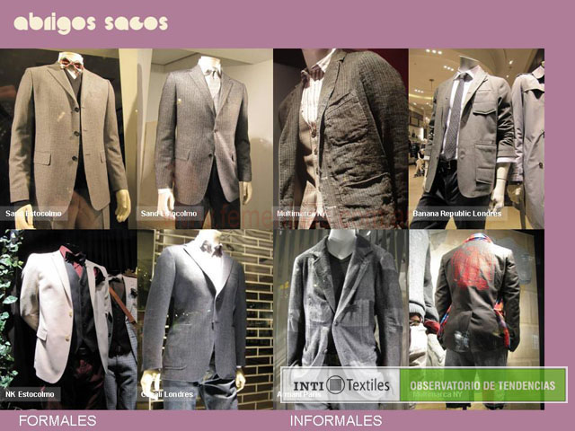 Sacos formales para hombre moda otoño invierno 2010
